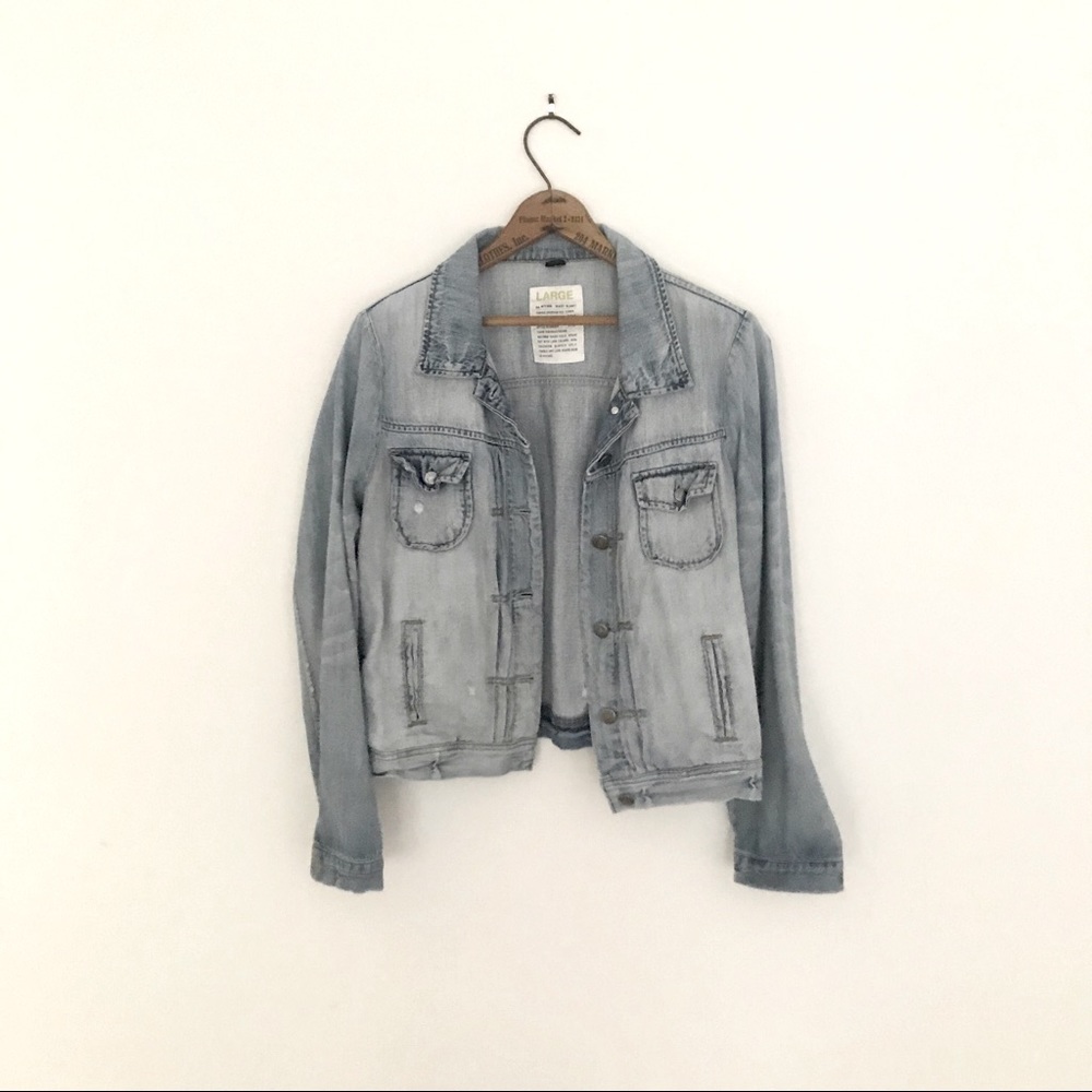 Distressed Denim Jacket